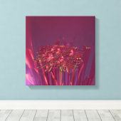 ファンタジーコーラルと抽象芸術アート キャンバスプリント (インサイチュ (ウッドフロア))