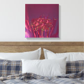 ファンタジーコーラルと抽象芸術アート キャンバスプリント (インサイチュ (寝室))