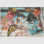 ファンタジーゴシックガーゴイル蝶の翼のデコパージュ 薄葉紙 (正面)