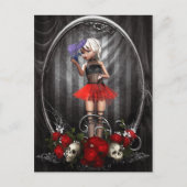 ファンタジーゴシック人形ガールポストカード ポストカード (正面)