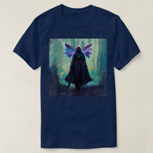 ファンタジーゴシック魔女feaフェイリーメイジウッズ妖精Ma Tシャツ (デザイン正面)