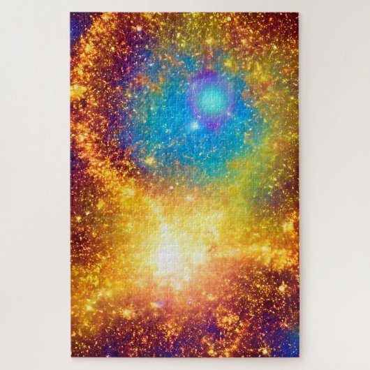 ファンタジーゴールデンスター爆発 ジグソーパズル (縦)