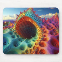 ファンタジーサイケデリックの荒れ果てた惑星の蛇口