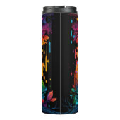 ファンタジーサイケデリックヒッピー・フクロウ タンブラー (裏面)