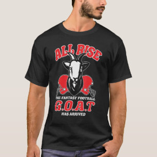 ファンタジーサッカーがG O Aパーティーを上昇荷車を引くさせる Tシャツ