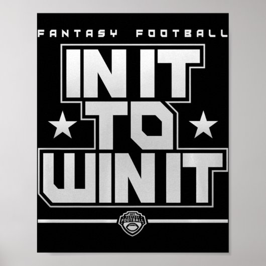 ファンタジーサッカーで勝利する ポスター (正面)
