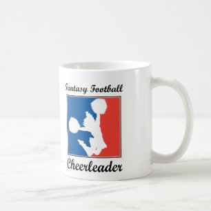 ファンタジーサッカーのチアリーダー コーヒーマグカップ