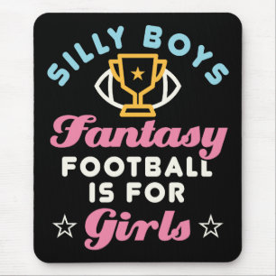 ファンタジーサッカーは女子おもしろいFFL女子 マウスパッド