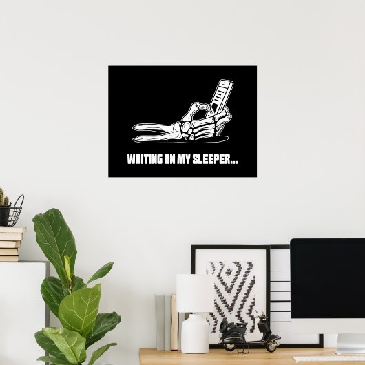 ファンタジーサッカーは眠っている人を待っている… ポスター (ホームオフィス)