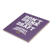 ファンタジーサッカーは飲まず荷車を引くない – 紫 タイル (側面)