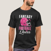 ファンタジーサッカークイーンフォーウィメンズクラウンウィナーチャム Tシャツ (正面)