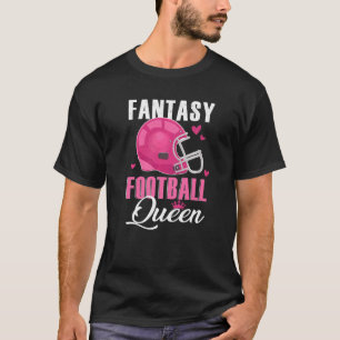 ファンタジーサッカークイーンフォーウィメンズクラウンウィナーチャム Tシャツ