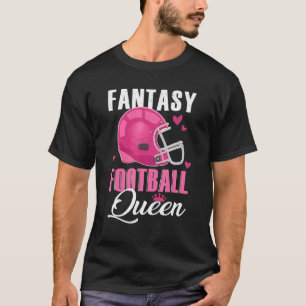 ファンタジーサッカークイーンフォーウィメンズクラウンウィナーチャム Tシャツ
