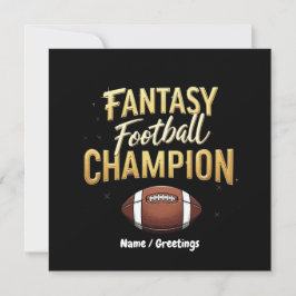 ファンタジーサッカーチャンピオンがプロのように優位に立つ 招待状