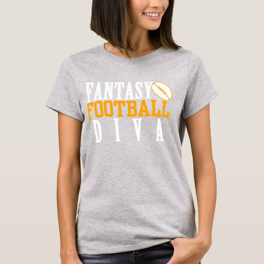ファンタジーサッカーディーバティー Tシャツ (正面)