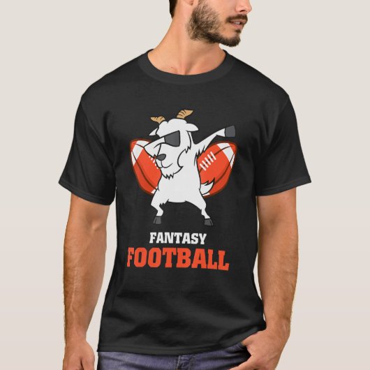 ファンタジーサッカーヤギのダビングチャンピオン Tシャツ (正面)