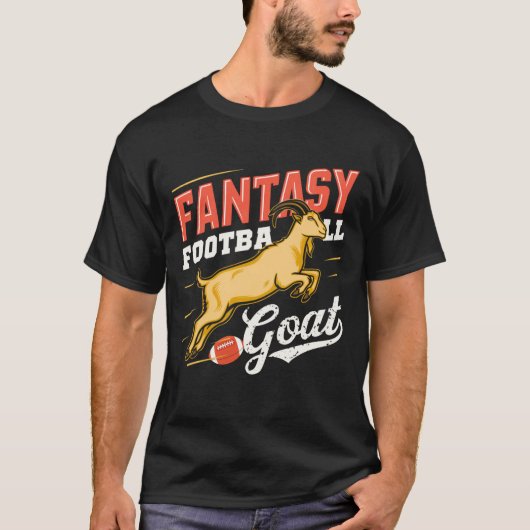 ファンタジーサッカーヤギ王者エッセンシャルTシャツ Tシャツ (正面)