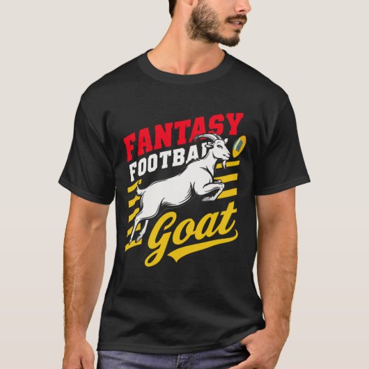 ファンタジーサッカーヤギ王者エッセンシャルTシャツ Tシャツ (正面)