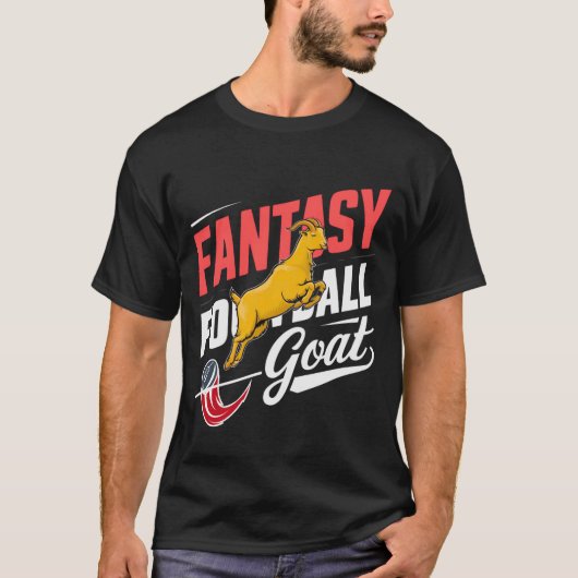 ファンタジーサッカーヤギ王者エッセンシャルTシャツ Tシャツ (正面)
