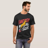 ファンタジーサッカーヤギ王者エッセンシャルTシャツ Tシャツ (正面フル)