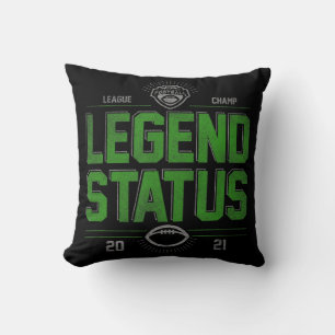 ファンタジーサッカーリーグのチャンピレジェンドステータス クッション