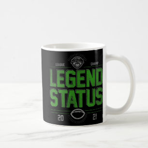ファンタジーサッカーリーグのチャンピレジェンドステータス コーヒーマグカップ