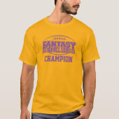 ファンタジーサッカーリーグチャンピオン Tシャツ (正面)