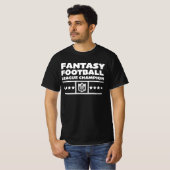 ファンタジーサッカーリーグチャンピオン Tシャツ (正面フル)