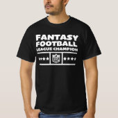 ファンタジーサッカーリーグチャンピオン Tシャツ (正面)