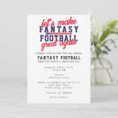ファンタジーサッカーリーグ素晴らし再びドラフトパーティー 招待状 (スタンド正面)