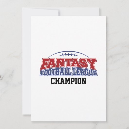 ファンタジーサッカーリーグ荷車を引くパーティー 招待状 (裏面)