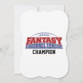 ファンタジーサッカーリーグ荷車を引くパーティー 招待状 (裏面)