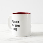 ファンタジーサッカーリーグ ツートーンマグカップ (正面左)