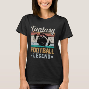 ファンタジーサッカーレジェンドアメリカンフットボール荷車を引くPa Tシャツ