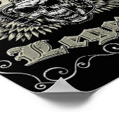 ファンタジーサッカーレジェンドレトロヴィンテージファンタジー足 ポスター (角)