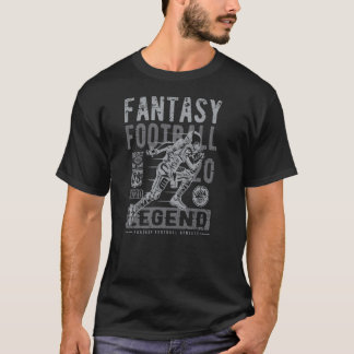 ファンタジーサッカーレジェンド2020レトロファンタジーフットバル Tシャツ
