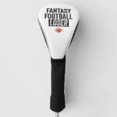 ファンタジーサッカーローザーおもしろいファンタジーサッカーギフト ゴルフヘッドカバー (正面)
