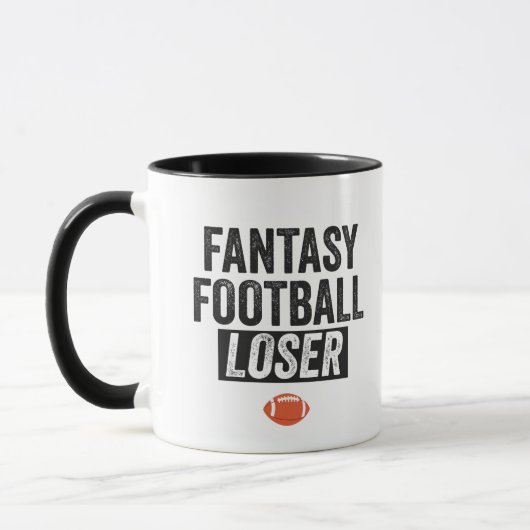 ファンタジーサッカーローザーおもしろいファンタジーサッカーギフト マグカップ (左)
