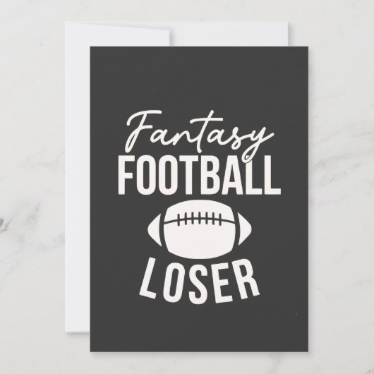 ファンタジーサッカーローザーサッカーおもしろいファンタジー 案内状 (正面)
