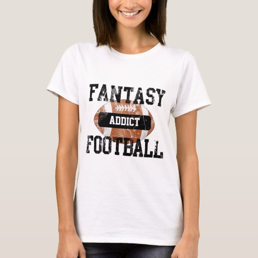 ファンタジーサッカー中毒者 Tシャツ (正面)