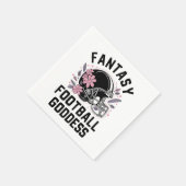 ファンタジーサッカー女神スポーツリーグ荷車を引く スタンダードカクテルナプキン (角)