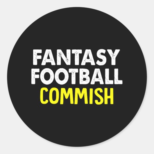 ファンタジーサッカー委員おもしろい荷車を引くパーティー ラウンドシール (正面)