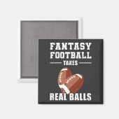 ファンタジーサッカー実在がボールを取る マグネット (正面/裏面)