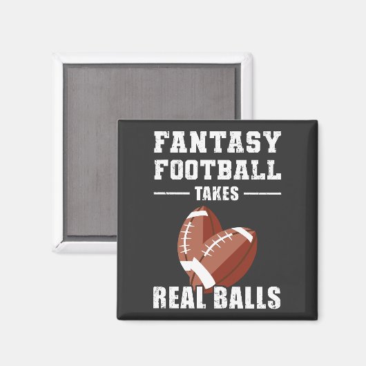 ファンタジーサッカー実在がボールを取る マグネット (正面/裏面)