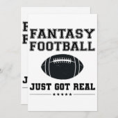 ファンタジーサッカー得実在のみ 招待状 (正面/裏面)