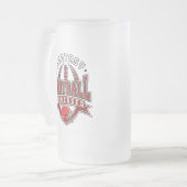 ファンタジーサッカー熱狂FFLリーグ フロストグラスビールジョッキ (正面左)