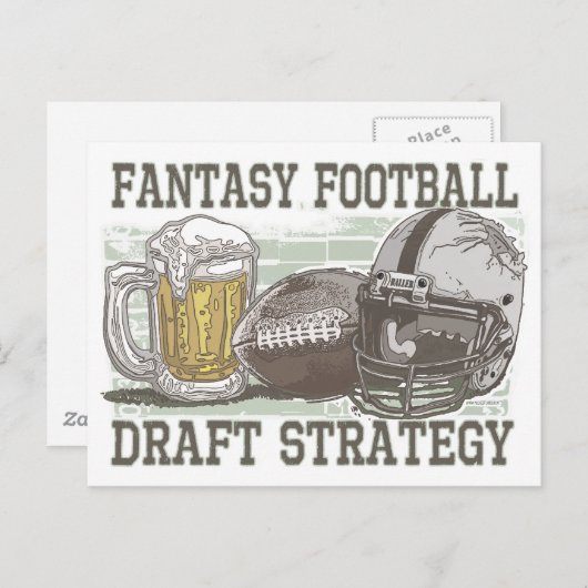 ファンタジーサッカー荷車を引く戦略 ポストカード (正面/裏面)