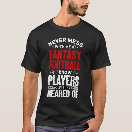 ファンタジーサッカー選手の衣装ファンタジーサッカー Tシャツ (正面)