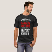 ファンタジーサッカー選手の衣装ファンタジーサッカー Tシャツ (正面フル)