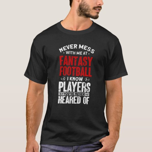 ファンタジーサッカー選手の衣装ファンタジーサッカー Tシャツ (正面)